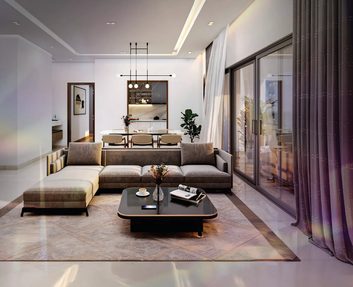 Purva Heritage living room